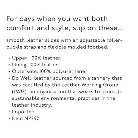 MADEWELL The Dee Slide Sandals Women 10 Black Leather NEW Double Strap NP292 - Picture 2 of 12